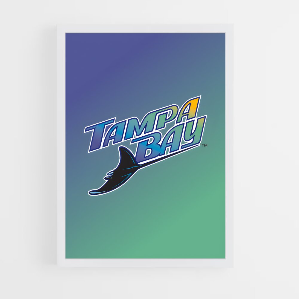 Poster Shark Attack Rays – affiche Baseball (vue 3)